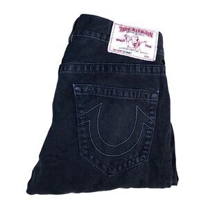 TRUE Religion Jeans Size 32 SKINNY Black